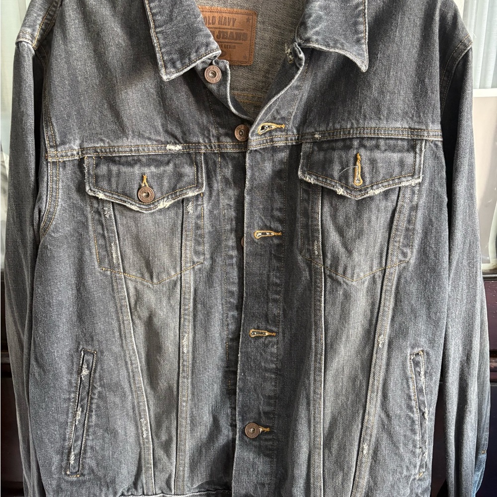 Old Navy Men's Gray Denim Jacket